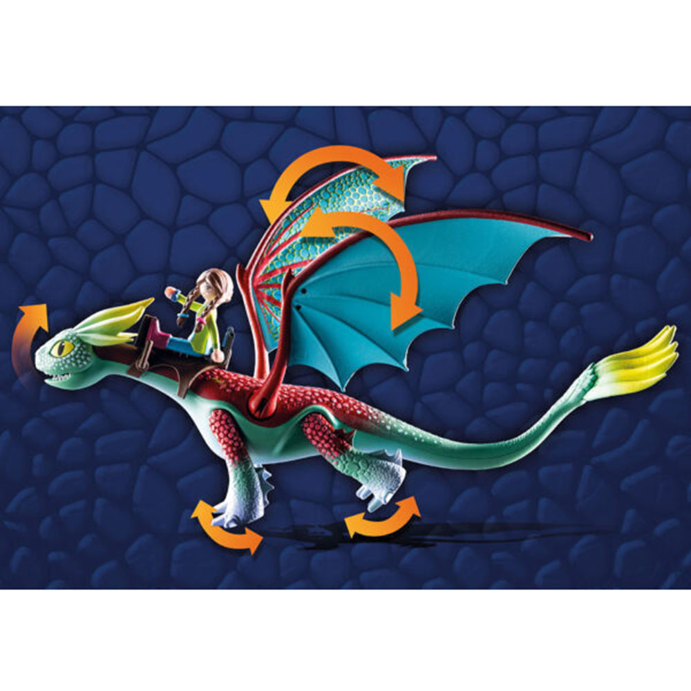 Dragons The Nine Realms - Feathers Και Alex 71083 Playmobil - 2