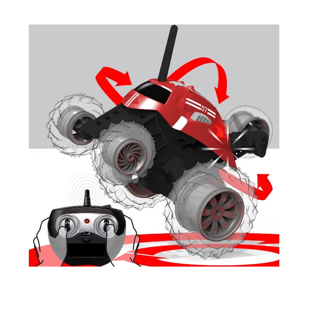 Τηλεκατευθυνόμενο Όχημα 360 Spinning Thunder Tumbler Red 1212014881 Threesixty Group - 2