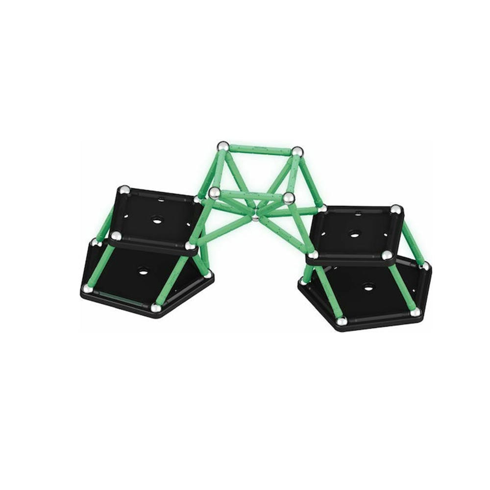 Μαγνητικό Παιχνίδι Glow 60 - Green PF.523.338.00 Geomag - 3