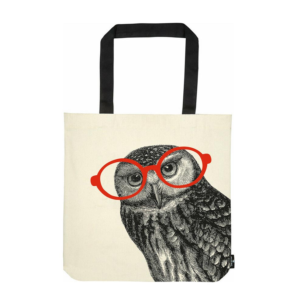 Τσάντα Ώμου Υφασμάτινη για Ψώνια Owl M83062 Moses
