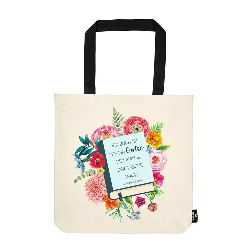 Τσάντα Ώμου Υφασμάτινη για Ψώνια Garden M83254 Moses