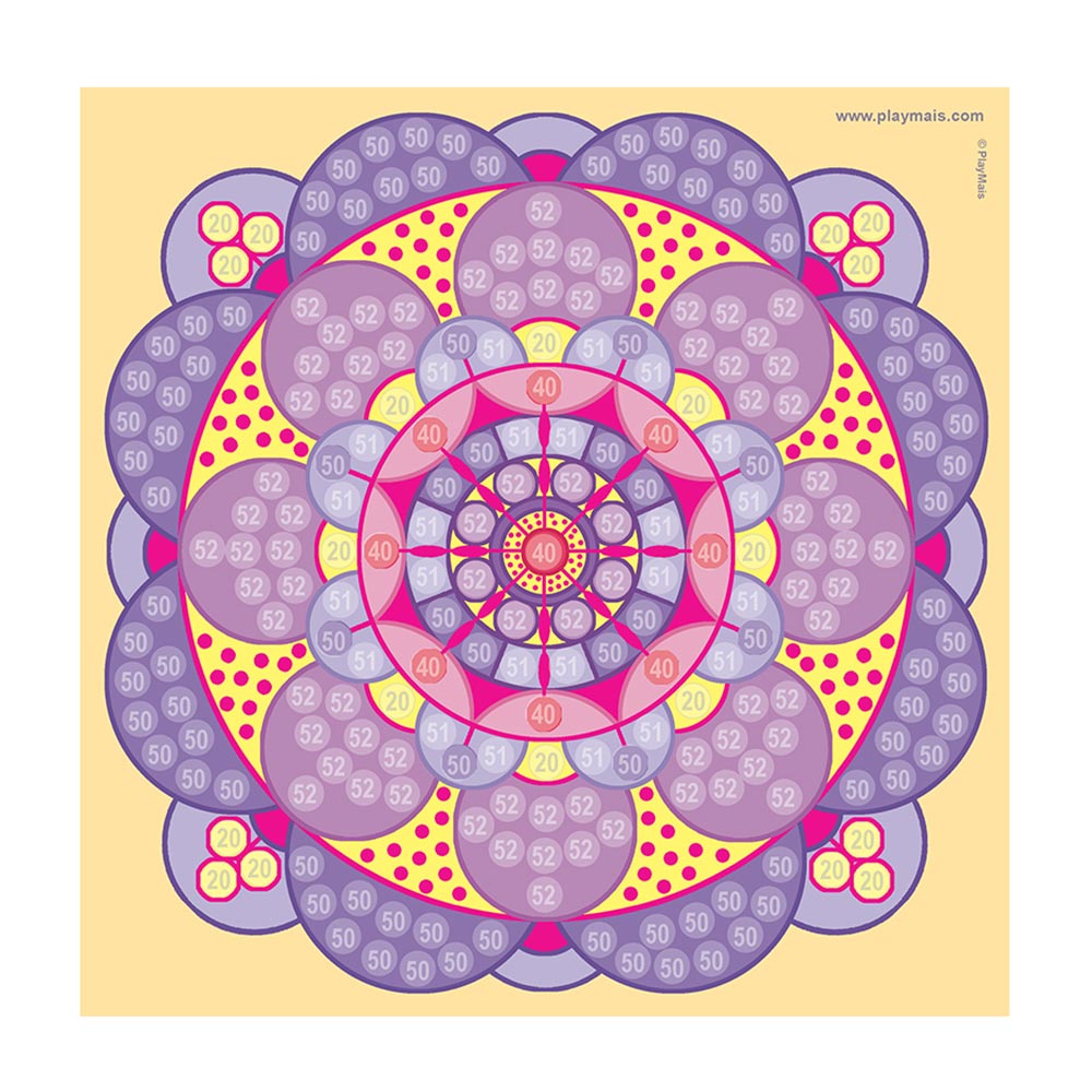 Κατασκευή από Καλαμπόκι - Εικόνες Mandala 6τεμ.160358 Playmais - 1