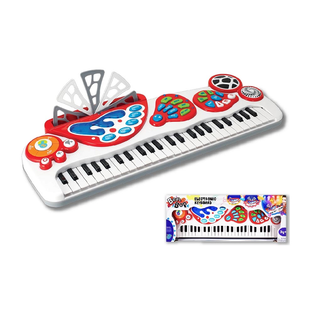 Μουσικα Πληκτρα Beat Pop Electronic Keyboard 410092 MG Toys  - 23453