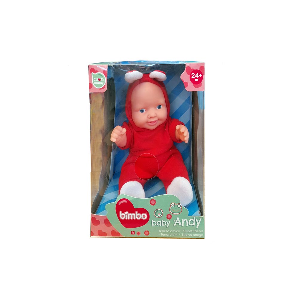 Μωρό Κούκλα Andy για 2+ Ετών 23 εκ. (γαλάζιο) 413936 Bimbo Globo - 1