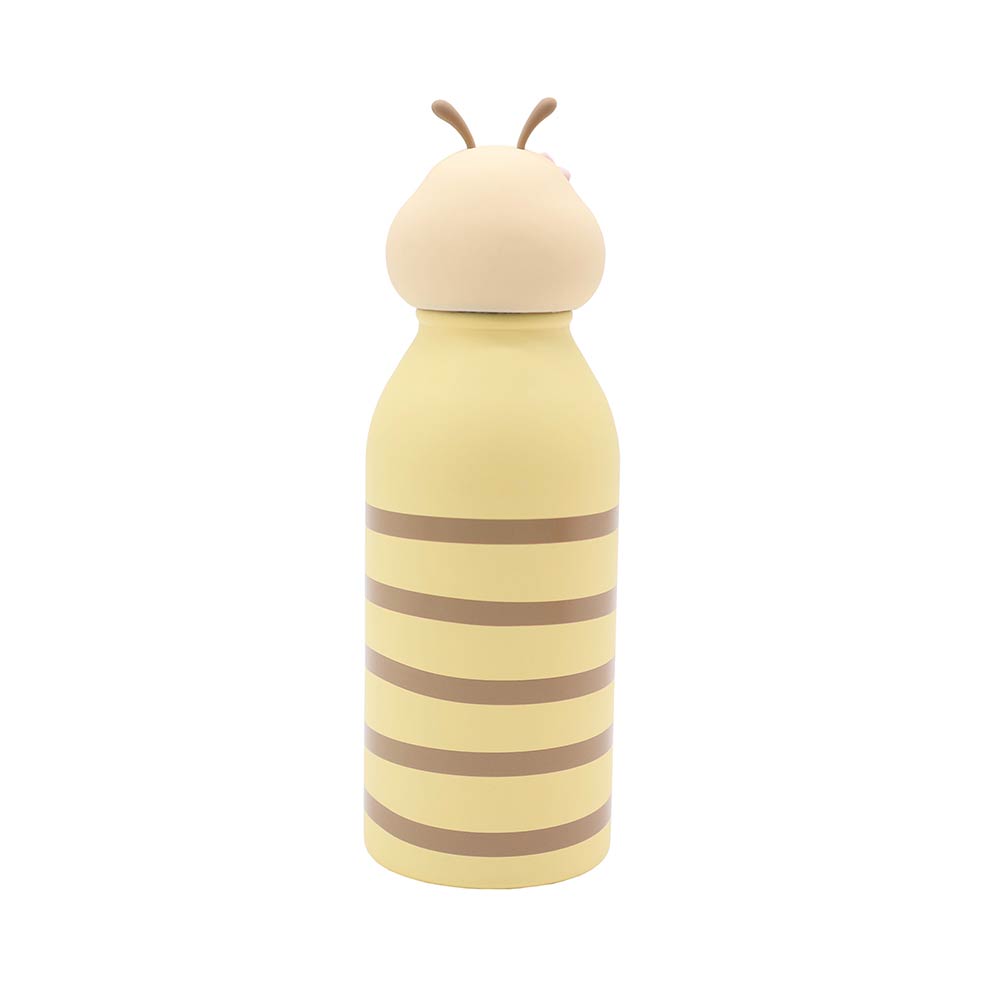 Ανοξείδωτο Μπουκάλι Θερμός 350ml Lucky Animals- Sunny The Bee 28302 Lulubug Handmade - 1