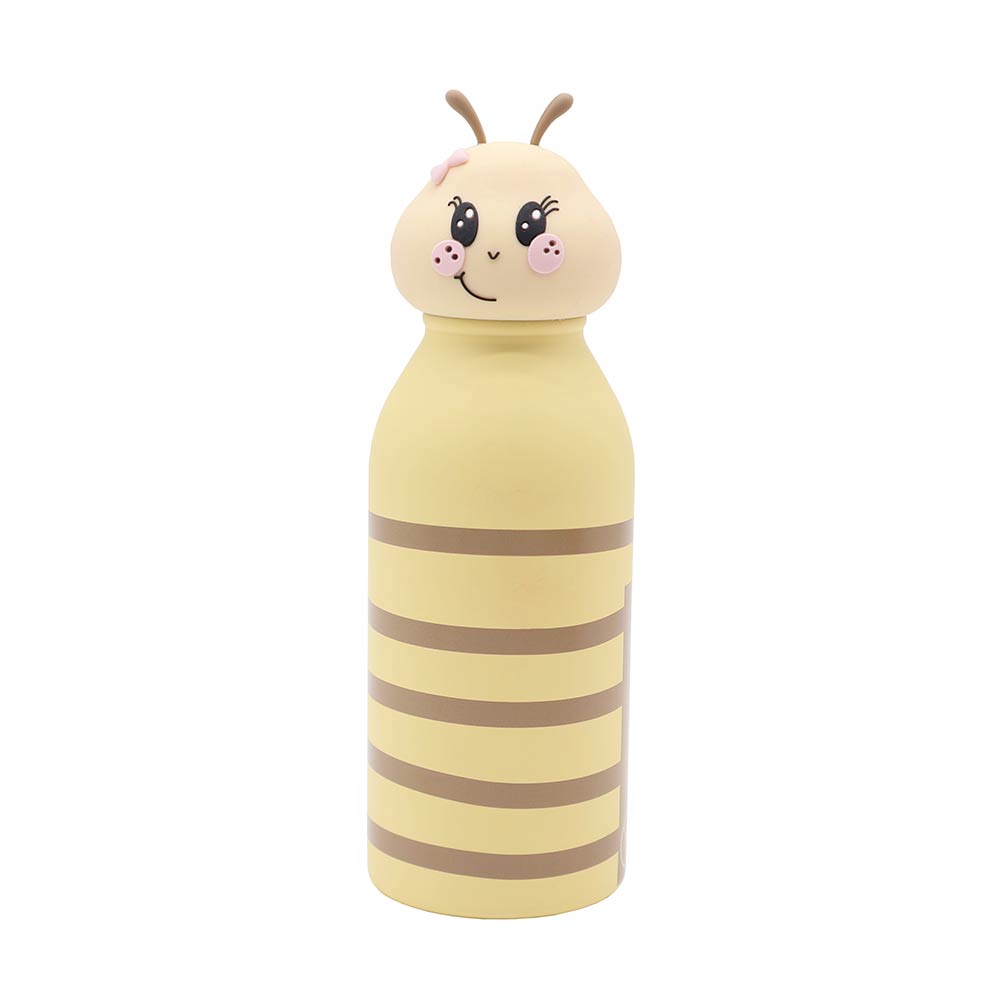 Ανοξείδωτο Μπουκάλι Θερμός 350ml Lucky Animals- Sunny The Bee 28302 Lulubug Handmade - 123793