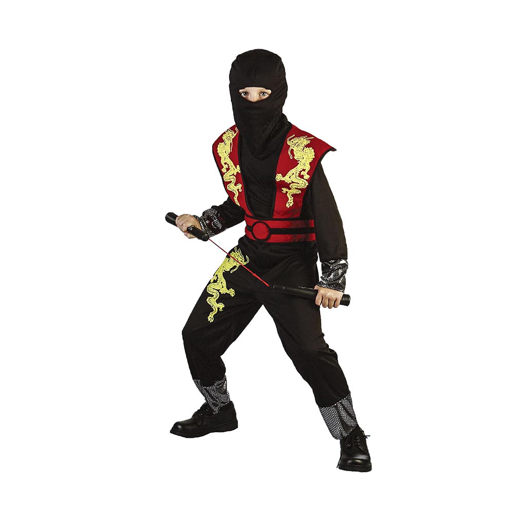 Αποκριάτικη Παιδική Στολή Ninja Red Carnavalista - 28640