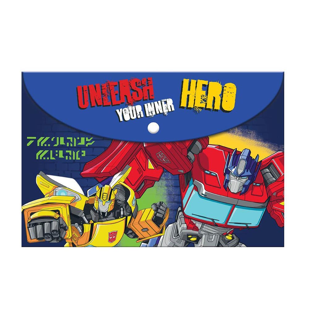 Φάκελος με κουμπί Α4 Transformers 483245 Diakakis
