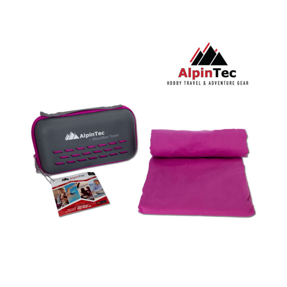 Πετσέτα Microfiber DryFast L 60x120 Purple MS-L-PE Alpintec - 36393