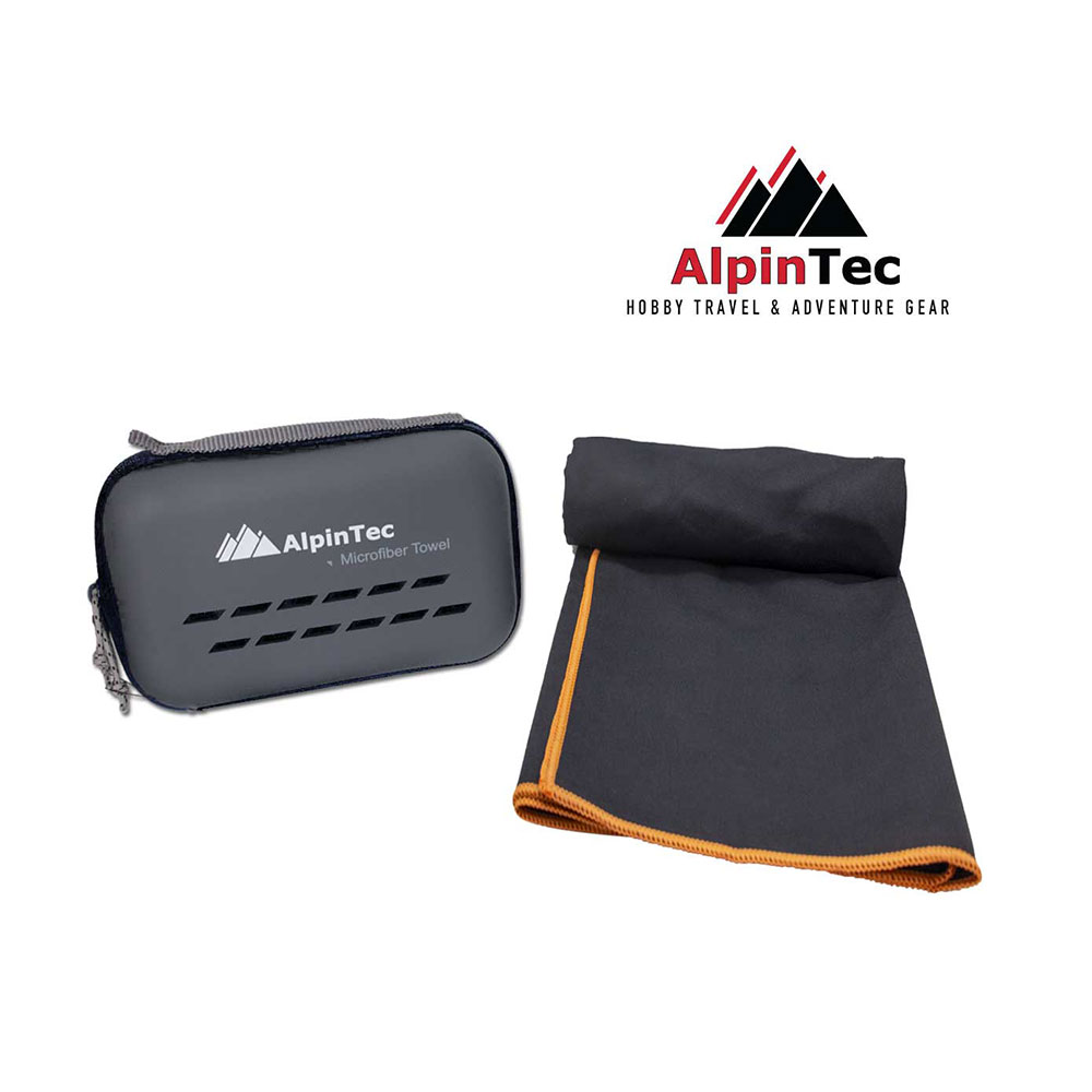 Πετσέτα Microfiber DryFast Μ 50x100 Black MS-M-BL Alpintec - 36403