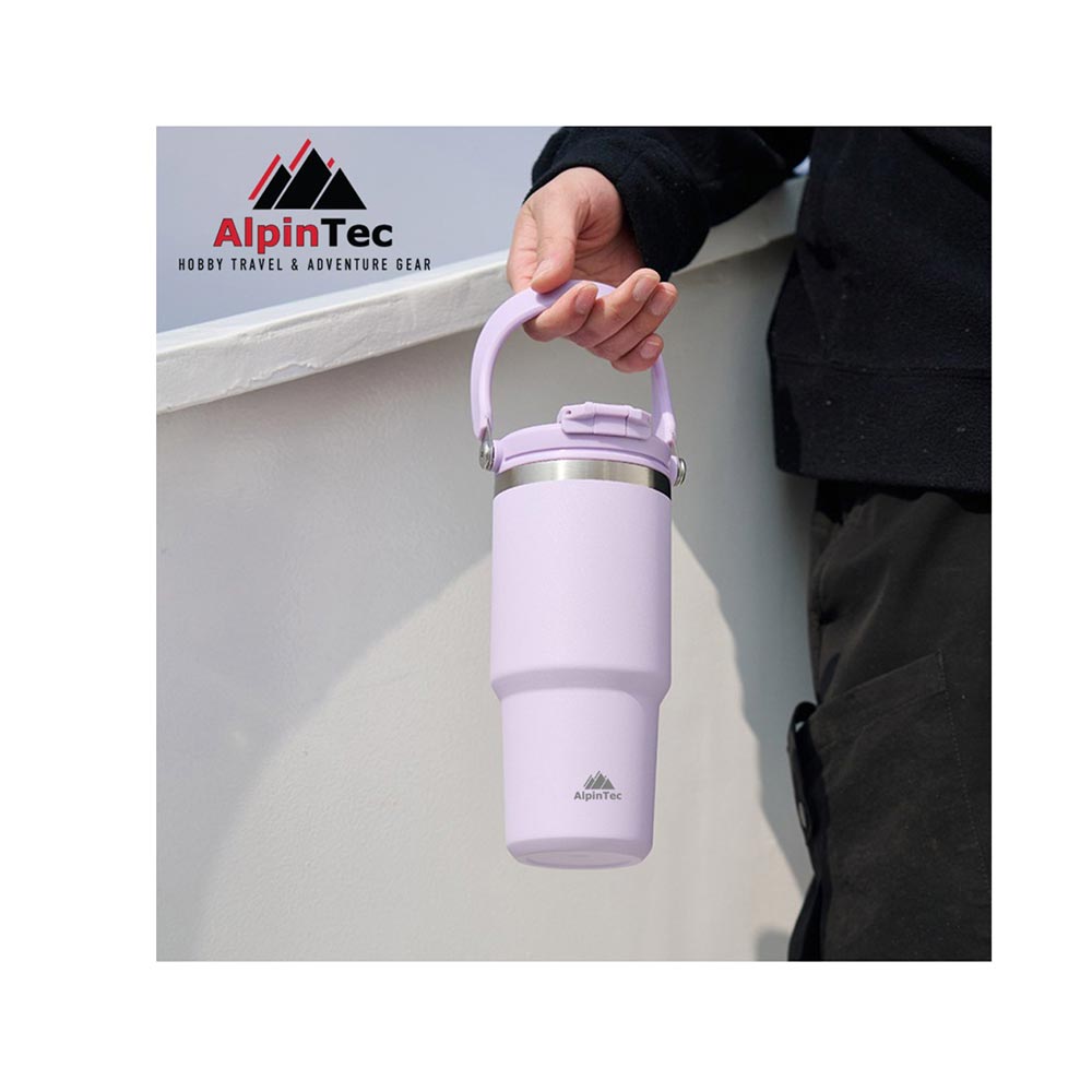 Ανοξείδωτο Ποτήρι Θερμός Tumbler Escape Pale Pink 1050ml TG-1050FL AlpinPro - 1