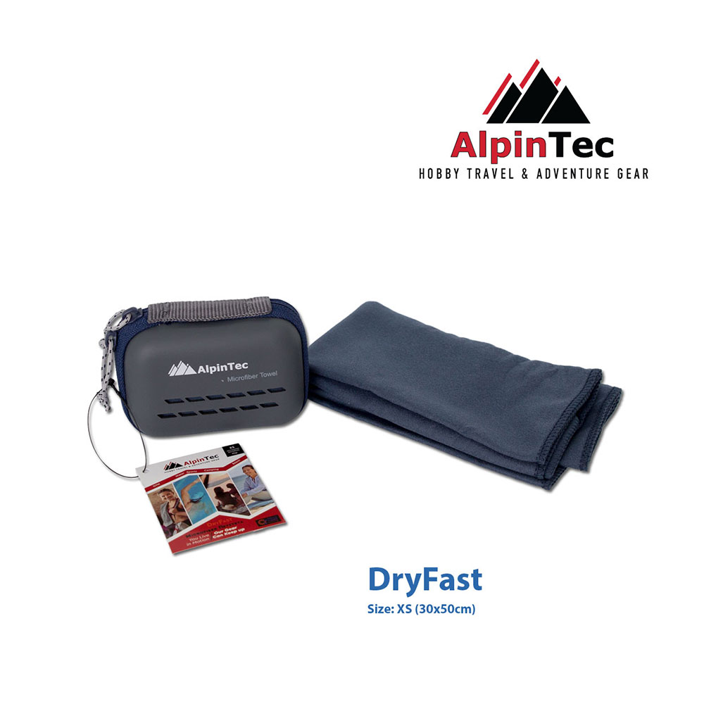 Πετσέτα Microfiber DryFast XS 30x50 Navy Alpintec - 36428