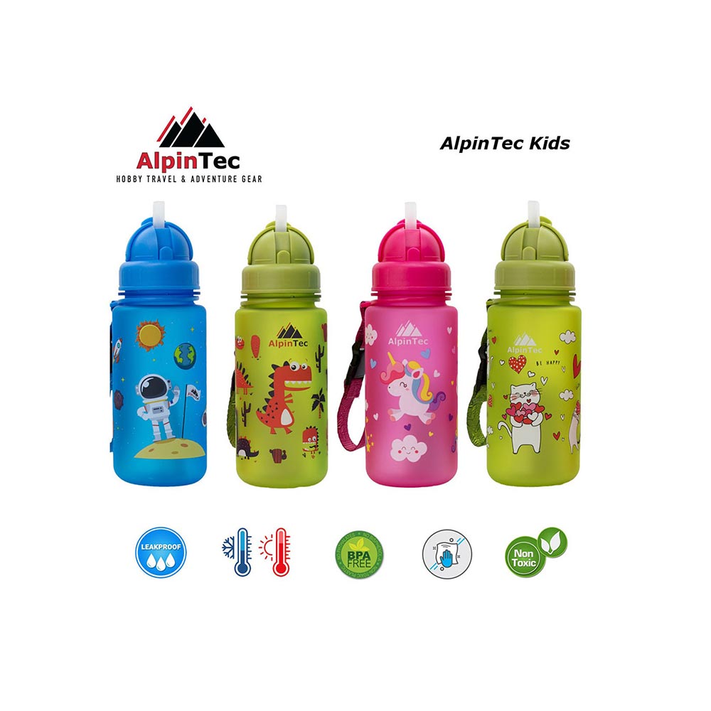 Παγούρι Kids Dino 400ml C-400GN-DIN AlpinTec - 1