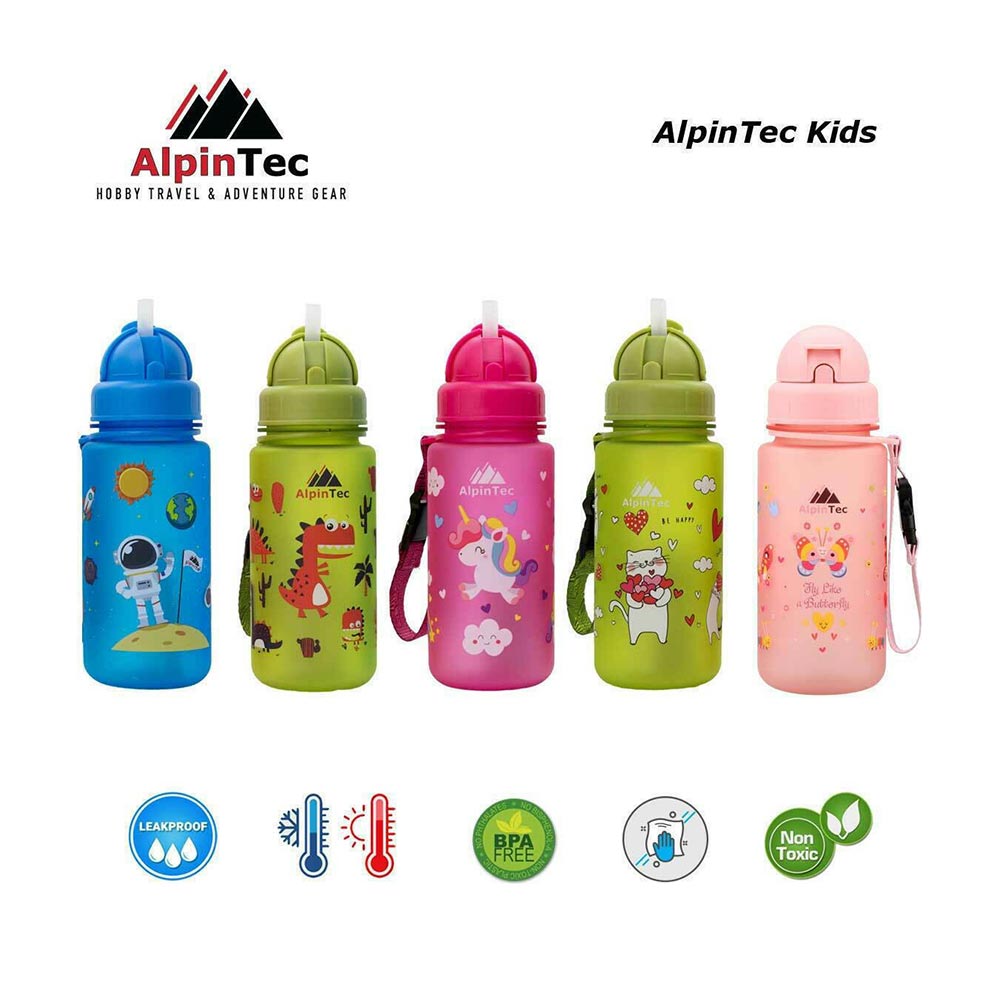 Παγούρι Kids Butterfly Ροζ 400ml C-400FL-BU AlpinTec - 1