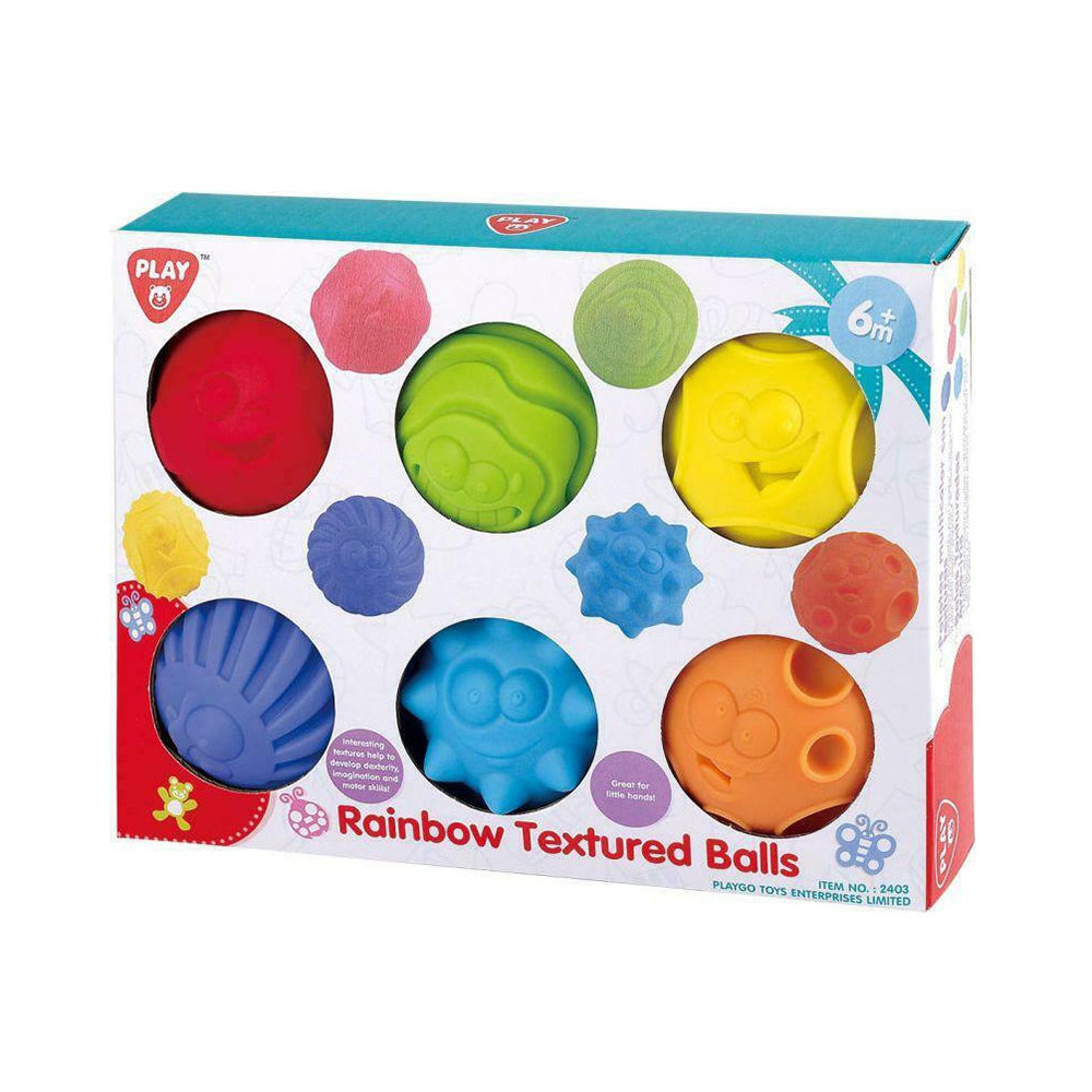 Σετ Μπαλάκια Rainbow 6Τμχ 2403 Playgo - 0