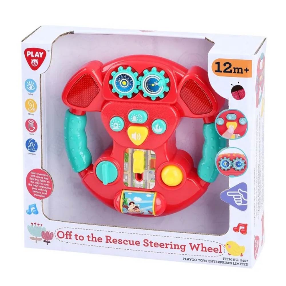 Τιμονιέρα Off To The Rescue Steering Wheel 2457 Playgo - 82472