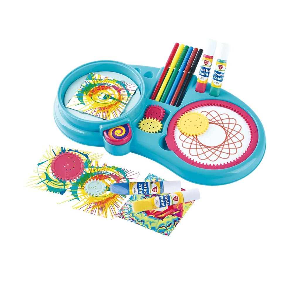Παιχνίδι Ζωγραφικής Art-Mazing Spin & Spiral 2 In 1 7357 Playgo - 1