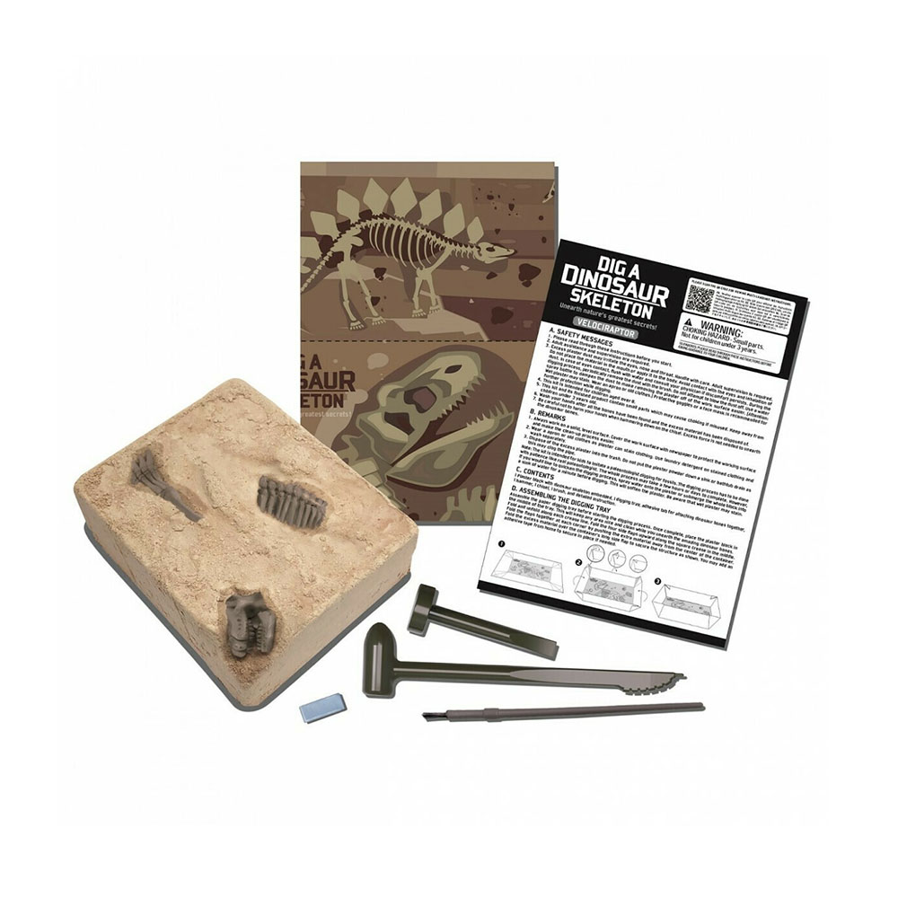Εκπαιδευτικό Παιχνίδι Ανασκαφή - Στεγόσαυρος 4M0010 4M - 3