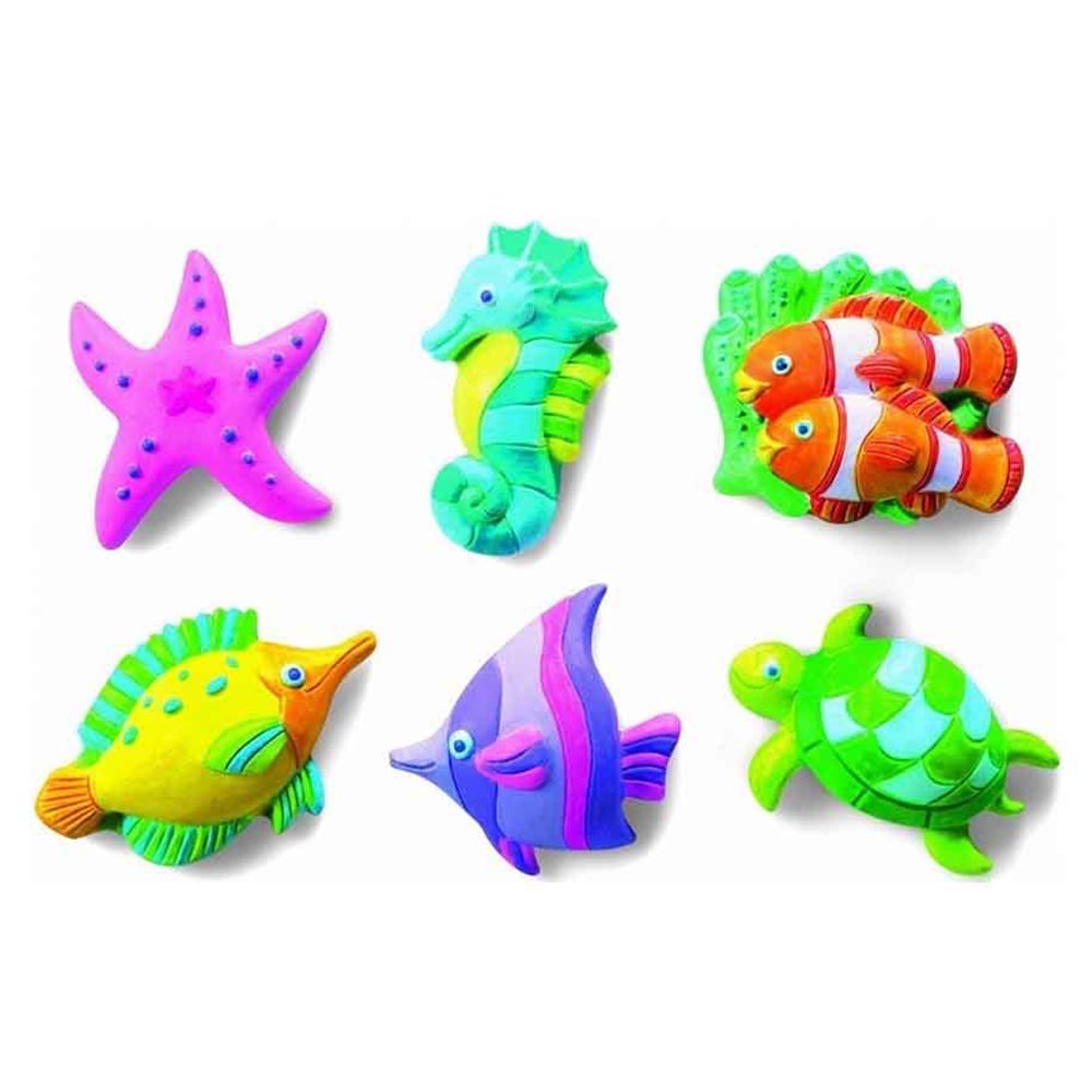 Μαγνητικό Παιχνίδι Κατασκευών Θαλάσσια Ζωή Μαγνητάκια / Καρφίτσα 4M0149 4M - 1