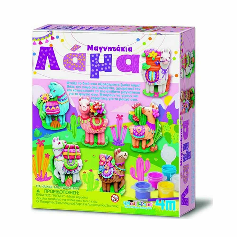 Μαγνητικό Παιχνίδι Κατασκευών Λάμα Μαγνητάκια / Καρφίτσα 4M0550 4M - 0