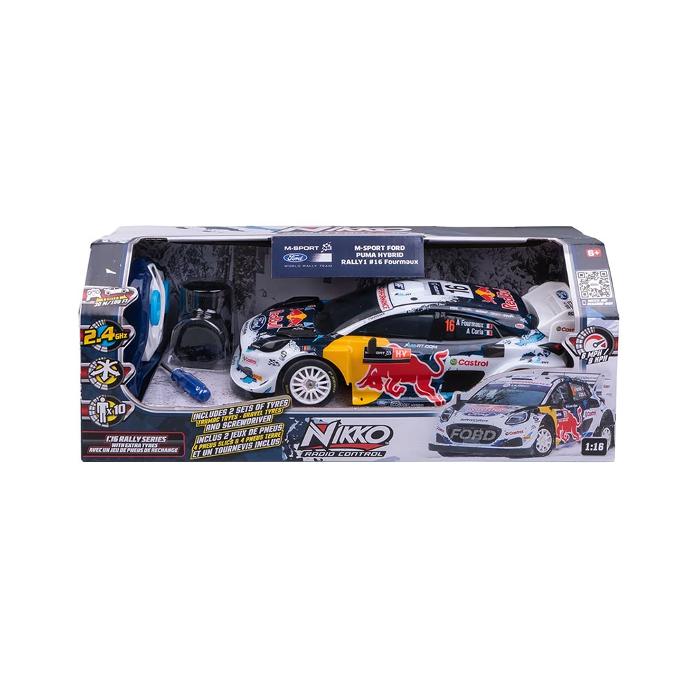Τηλεκατευθυνόμενο Ford Puma Hybrid Rally 1 M-Sport 1:16 10661 Nikko - 4