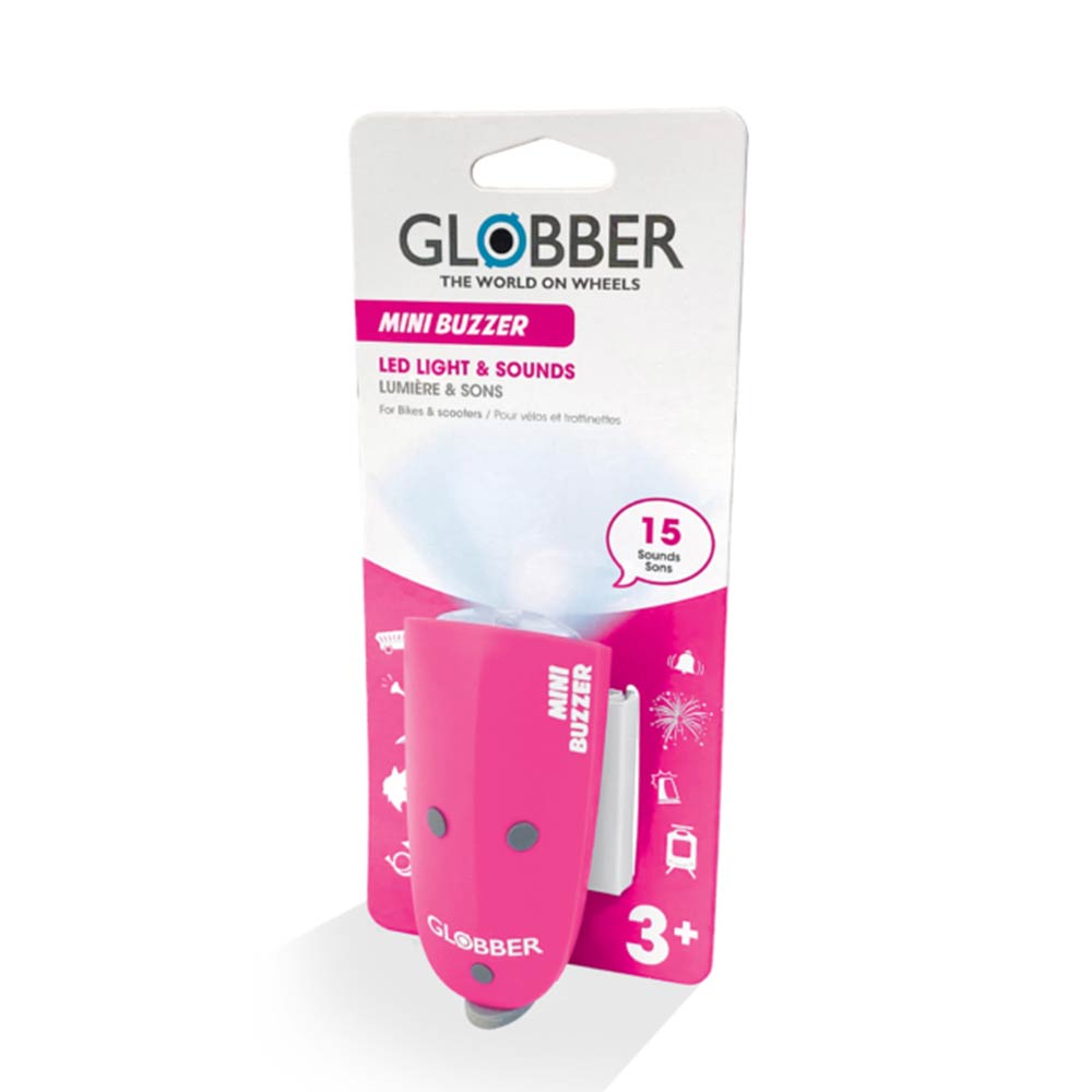 Mini Buzzer με Φως και Ήχους Deep Pink 530-110 Globber - 1