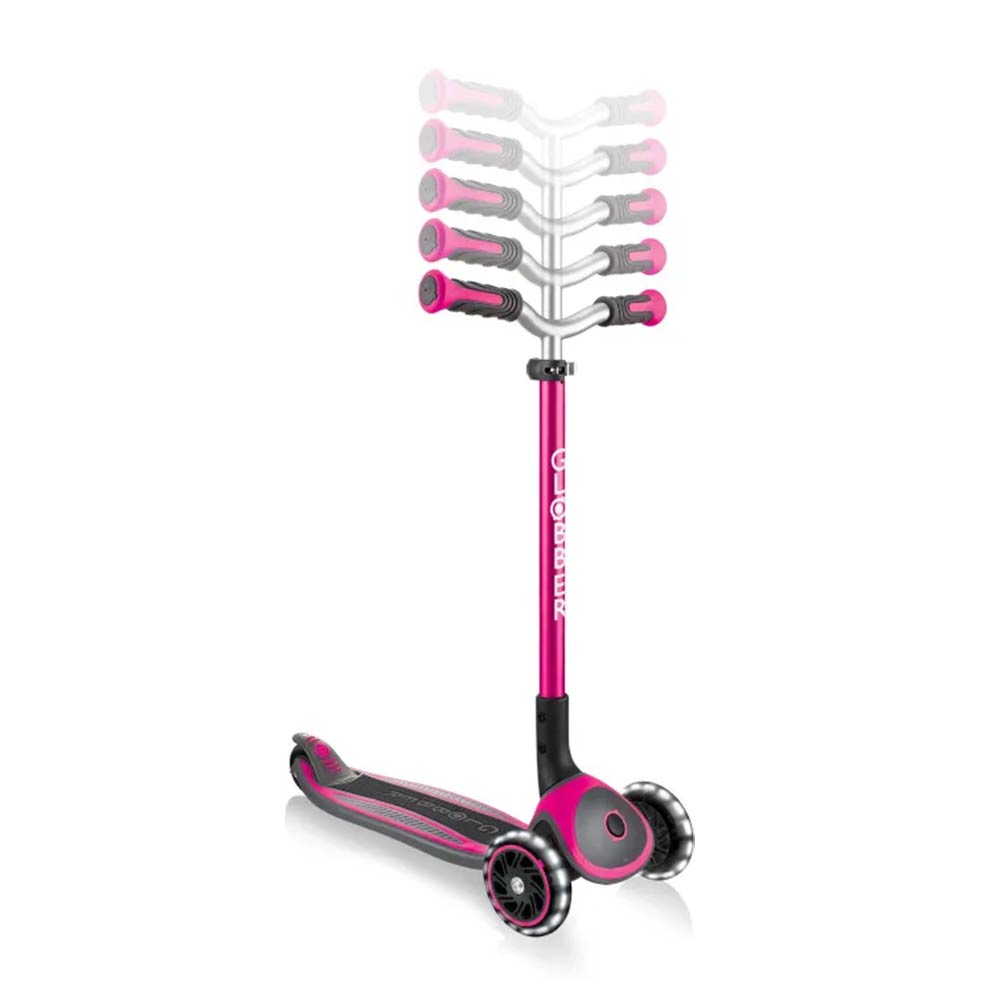 Πατίνι Τρίτροχο Αναδιπλούμενο Elite Master Lights Pink 662-110 Globber - 3