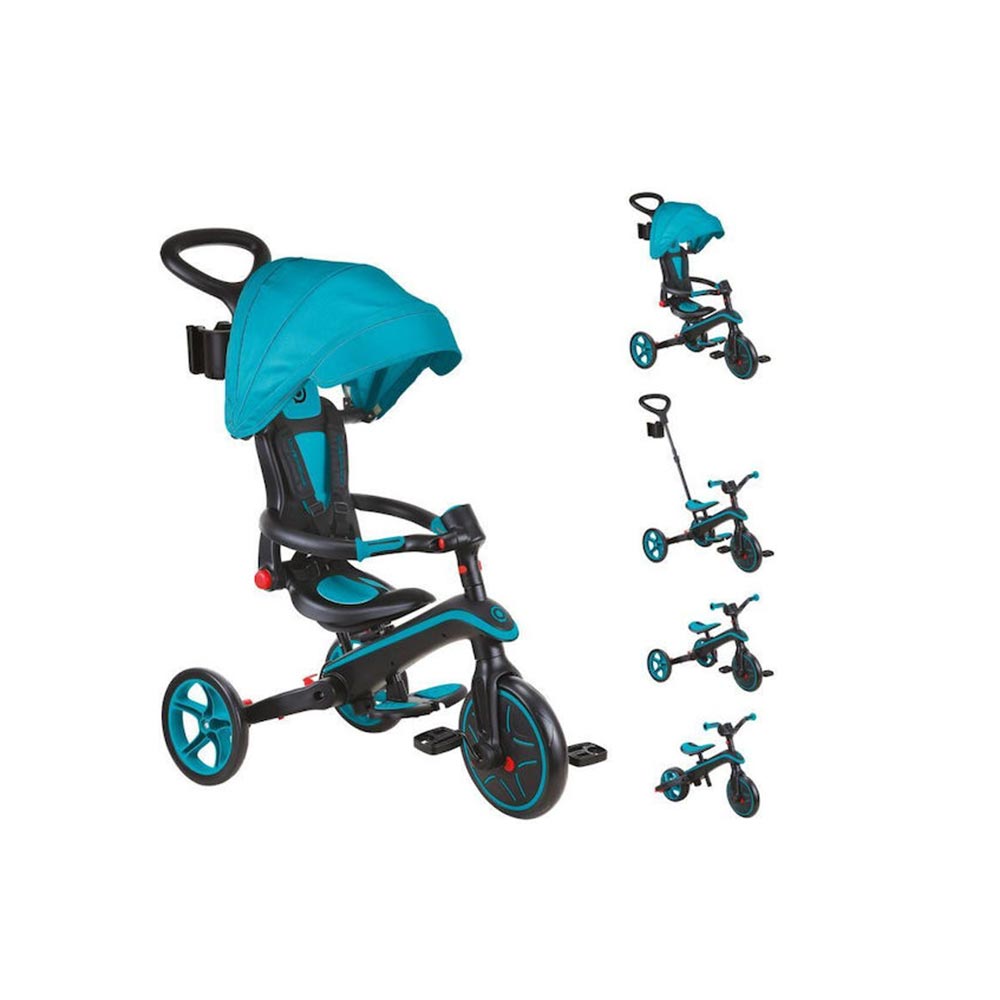 Τρίκυκλο Αναδηπλούμενο Ποδήλατο Trike Explorer 4in1 Teal 732-105 Globber - 111625