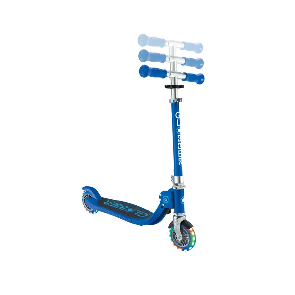 Πατίνι Δίτροχο Αναδιπλούμενο Junior Flow Lights Navy Blue 870-100 Globber - 4