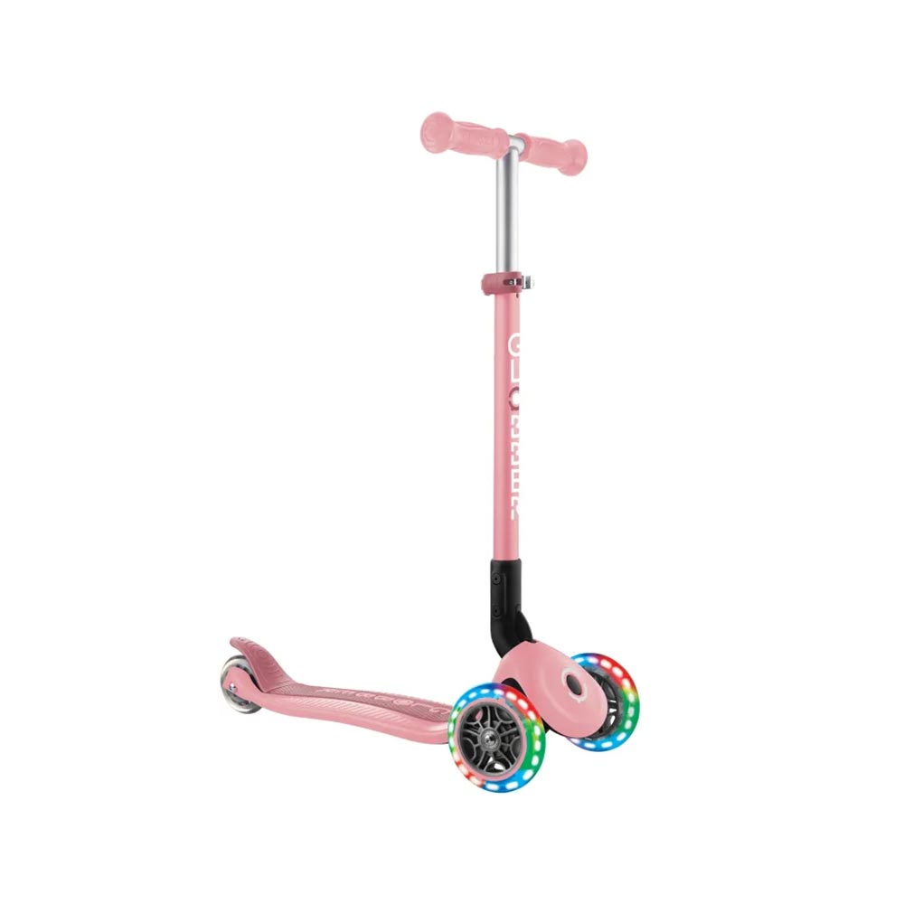 Πατίνι Τρίτροχο Αναδιπλούμενο Primo Foldable Lights Pastel Pink 432-211-3 Globber - 109590