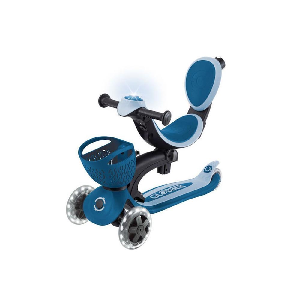 Πατίνι Τρίτροχο με Κάθισμα Go.Up Baby Lights 360 Dark Blue 844-100 Globber - 1