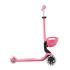 Πατίνι Τρίτροχο με Κάθισμα Go.Up Baby Lights 360 Coral Pink 844-210 Globber - 3