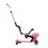 Πατίνι Τρίτροχο με Κάθισμα Go.Up Baby Lights 360 Coral Pink 844-210 Globber - 1