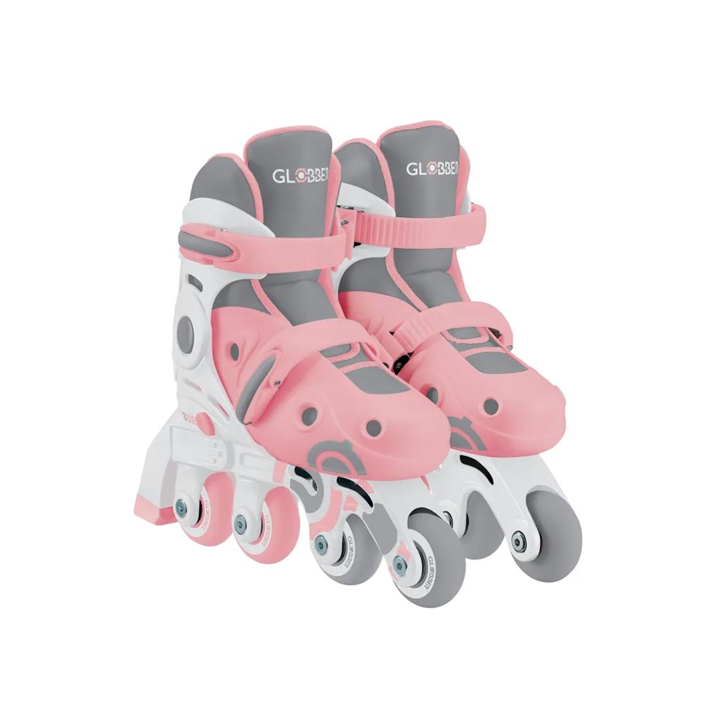 Rollers Inline Skates 2 In 1 No 30-33 Pastel Pink 783-210 Globber - 107144