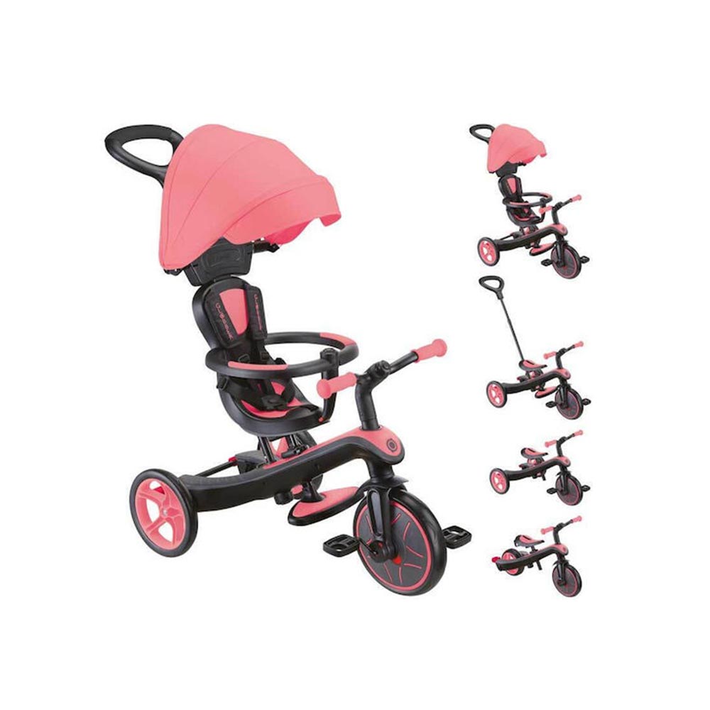 Τρίκυκλο Ποδήλατο Trike Explorer 4in1 Coral Pink 634-110 Globber - 1