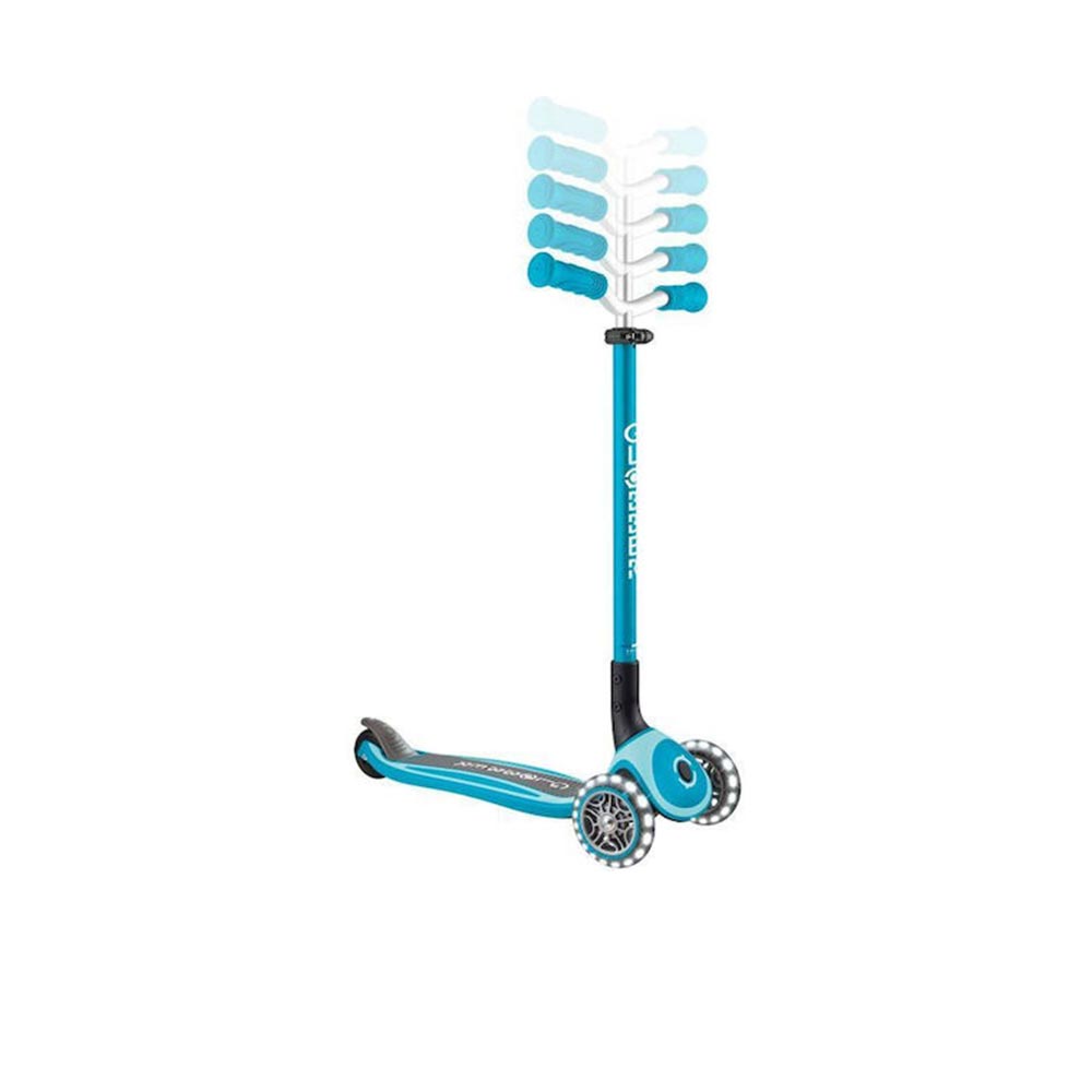 Πατίνι Τρίτροχο Αναδιπλούμενο Scooter Master Lights - Aqua 663-100 Globber - 3