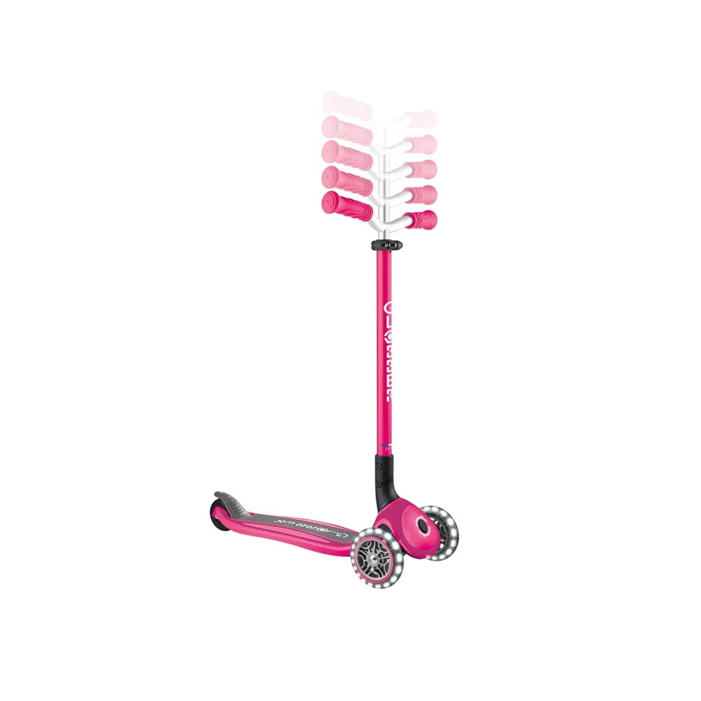 Πατίνι Τρίτροχο Αναδιπλούμενο Scooter Master Lights Pink 663-110 Globber - 3
