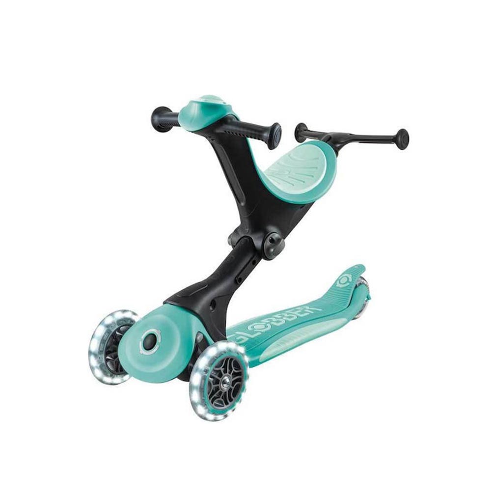 Πατίνι Τρίτροχο με Κάθισμα Go.Up Deluxe Fantasy Lights Dark Mint 646-706-2 Globber - 4