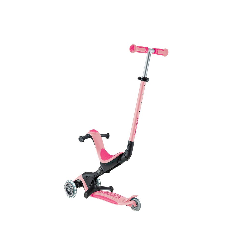 Πατίνι Τρίτροχο με Κάθισμα Go.Up Deluxe Fantasy Lights Pastel Pink 646-710 Globber - 3