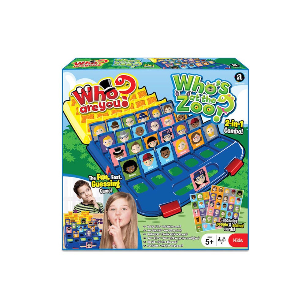 Επιτραπέζιο Παιχνίδι Who Are You & Who's at the Zoo 2 in 1 GPF026 Ambassador - 110025