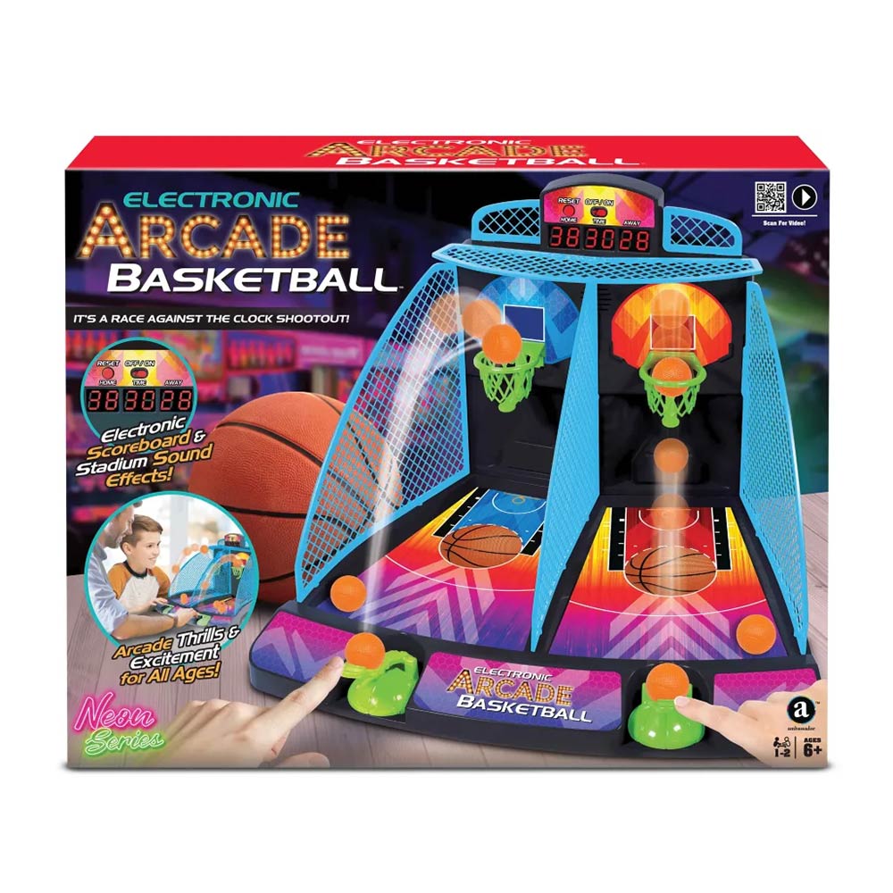 Ηλεκτρονικό Παιχνίδι Arcade Basketball Neon Series GPD802N Ambassador - 2