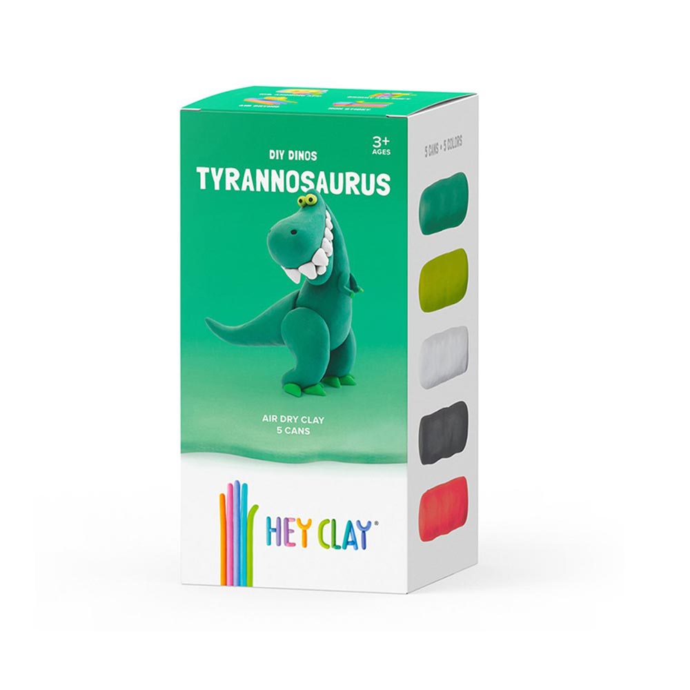 Παιχνίδι Κατασευών με Πηλό Hey Clay Claymates Tyrannosaurus 440058 Desyllas - 105583