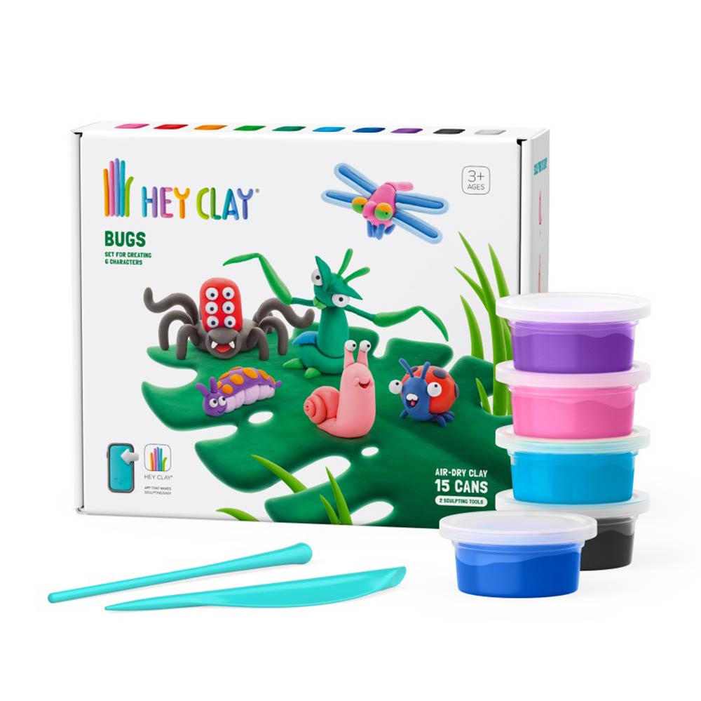 Παιχνίδι Κατασευών με Πηλό Hey Clay Bugs 440048 Desyllas - 0