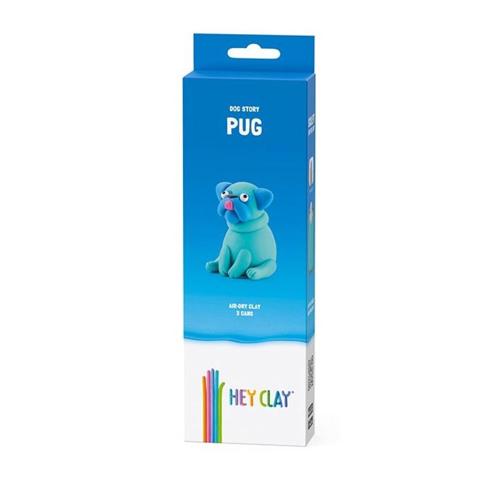 Παιχνίδι Κατασευών με Πηλό Hey Clay Claymates Pug 440073 Desyllas - 105580