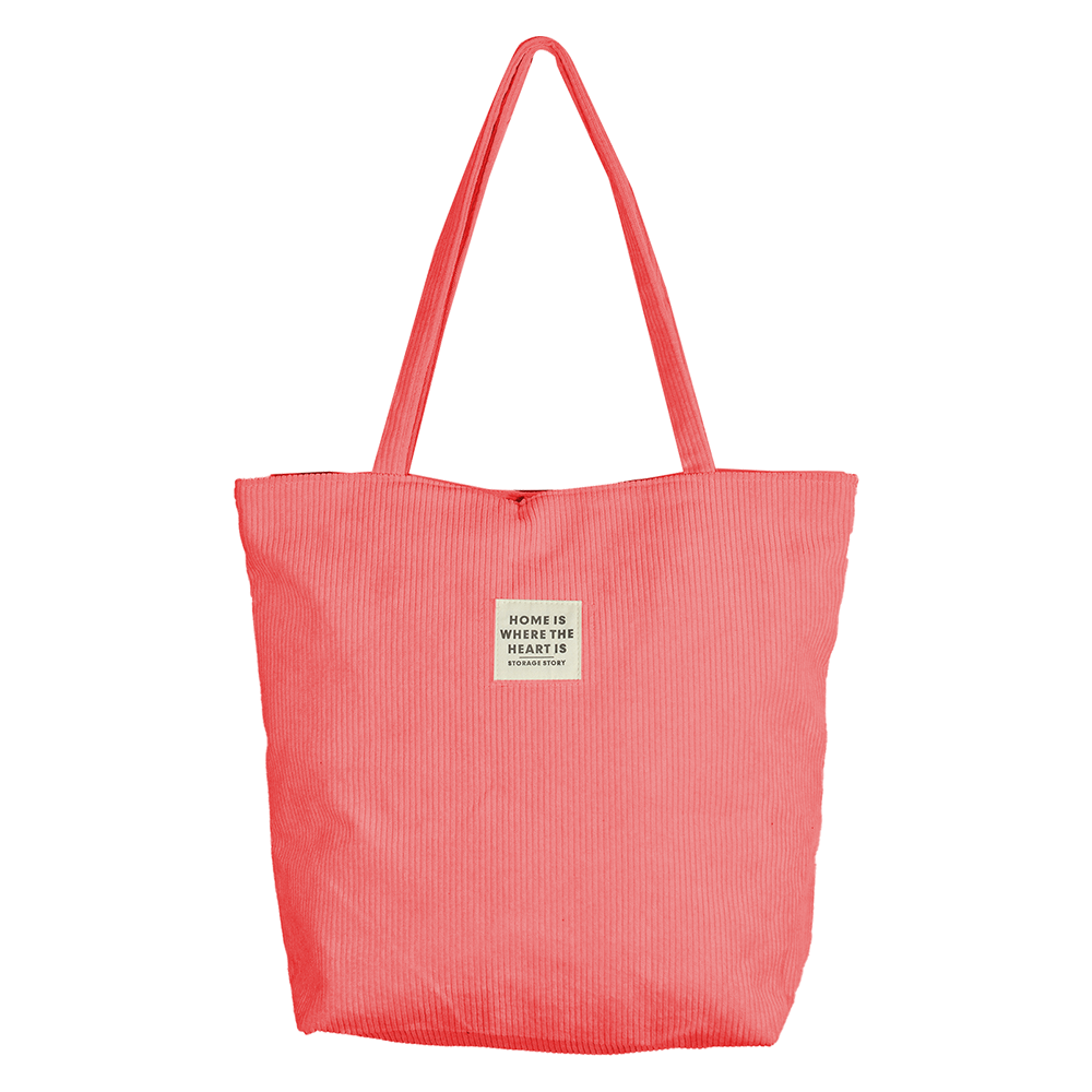 Τσάντα Κοτλέ Κοραλί Χρώμα 892-122 - 114484