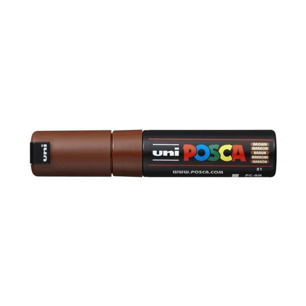 Μαρκαδόρος Ανεξίτηλος Posca 8.0mm Καφέ PC-8K Uni - 0