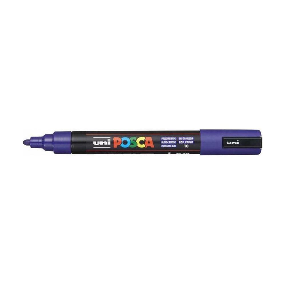 Μαρκαδοράκι Ανεξίτηλο Posca Medium 1.8-2.5mm Prussian Blue PC-5M Uni - 0
