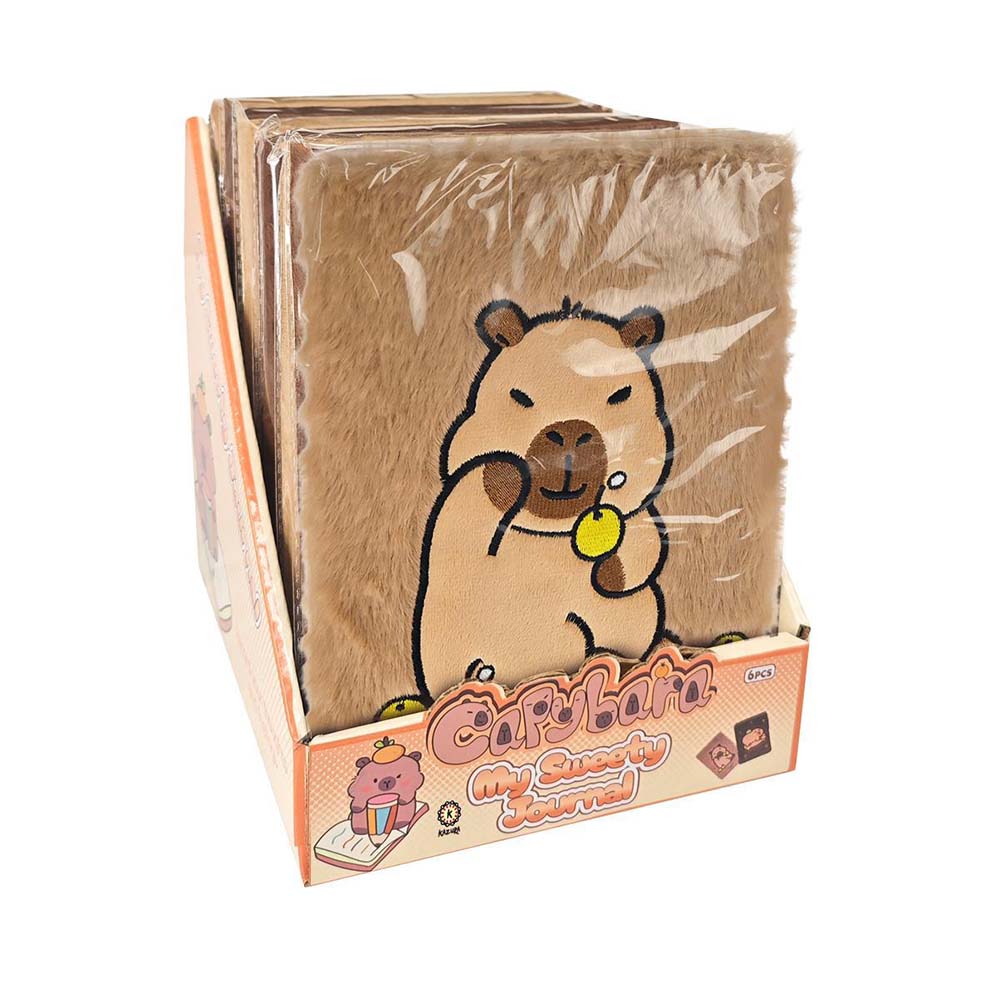 Λούτρινο Σημειωματάριο Kazura Capybara 16x2,5x22cm 710008 Diakakis - 2