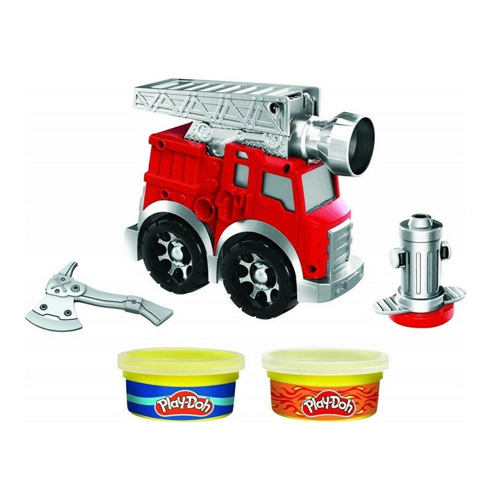 Wheels Tractor Fire Engine F0649 Play-Doh - 1