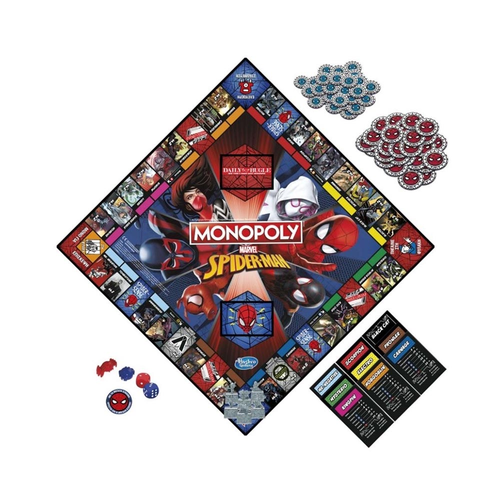 Επιτραπέζιο Παιχνίδι Monopoly Spiderman F3968 Hasbro - 1